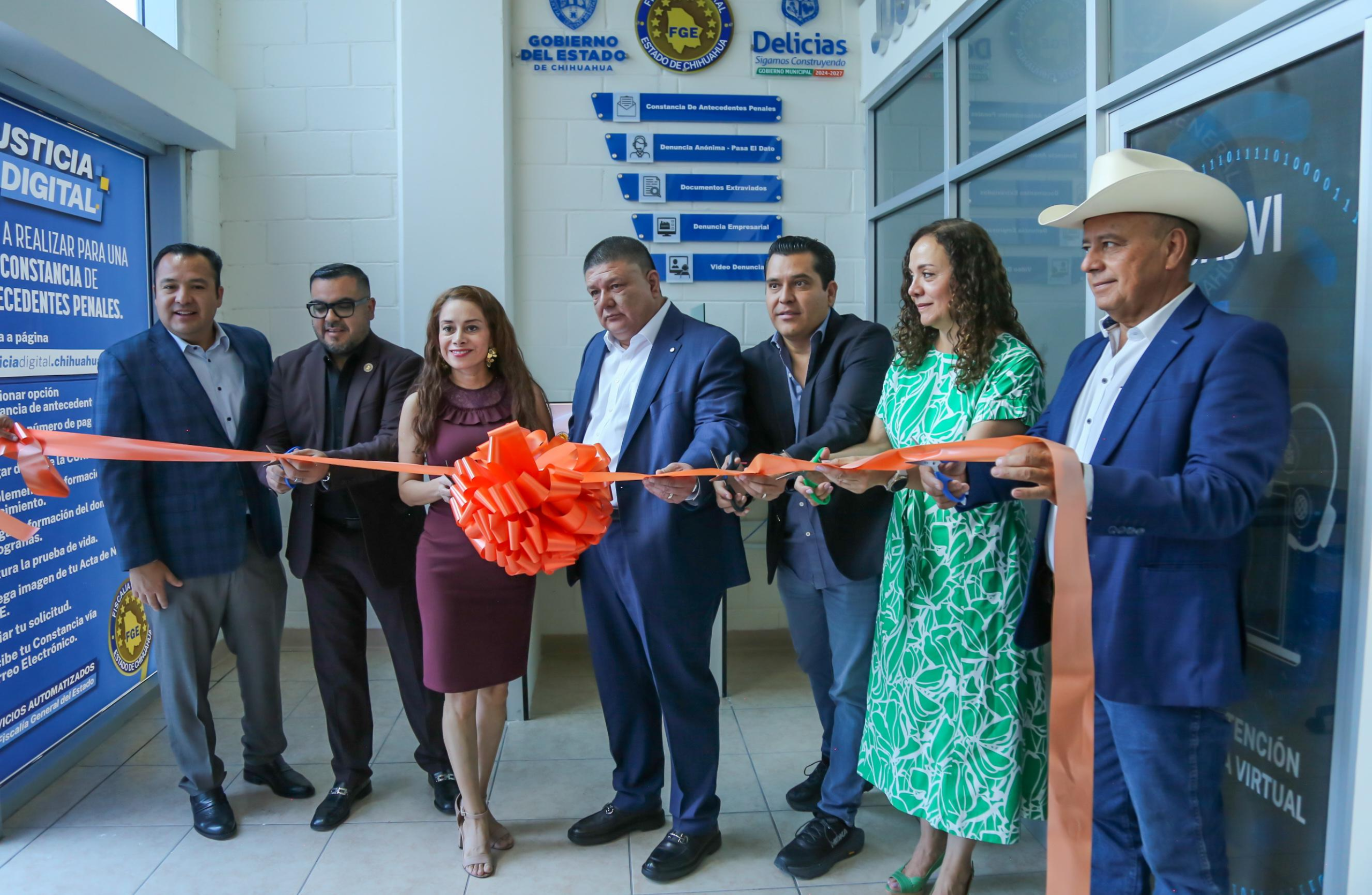 Inauguran César Jáuregui y Jesús Valenciano Módulo de Justicia Digital en Delicias