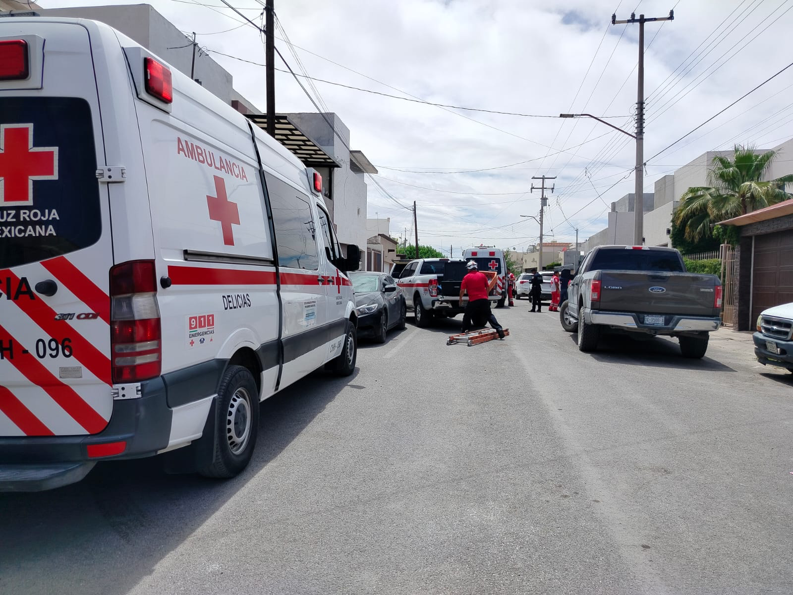 REALIZA CRUZ ROJA RESCATE EN ALTURAS EN EL SECTOR SUR