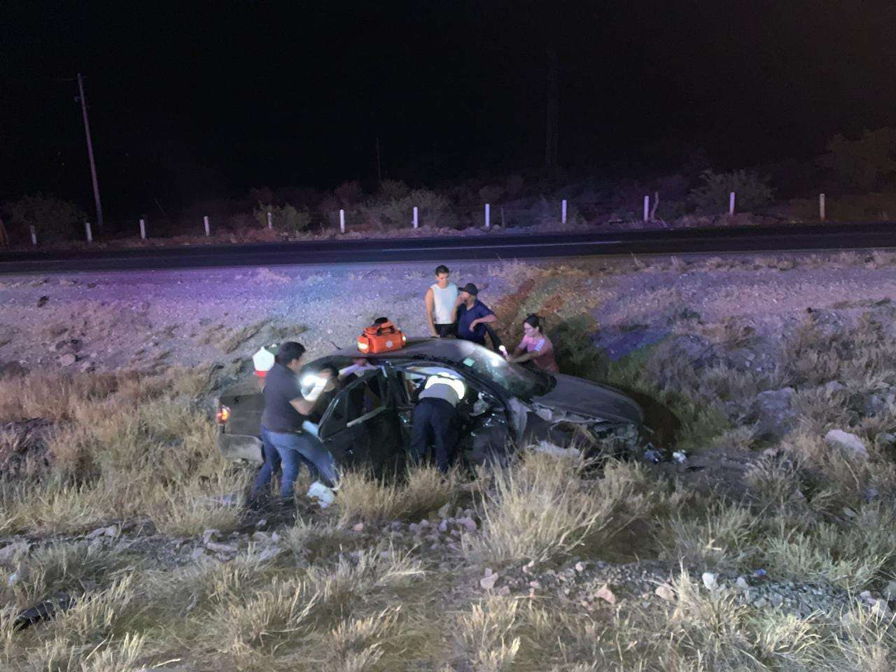 Identifican a accidentados en carretera