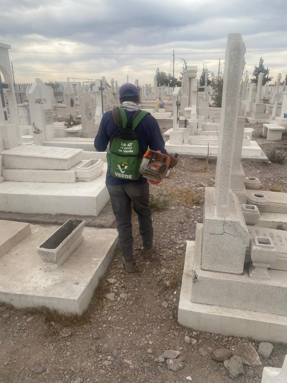 En Meoqui ya están listos los panteones para recibir a las familias este 10 de mayo