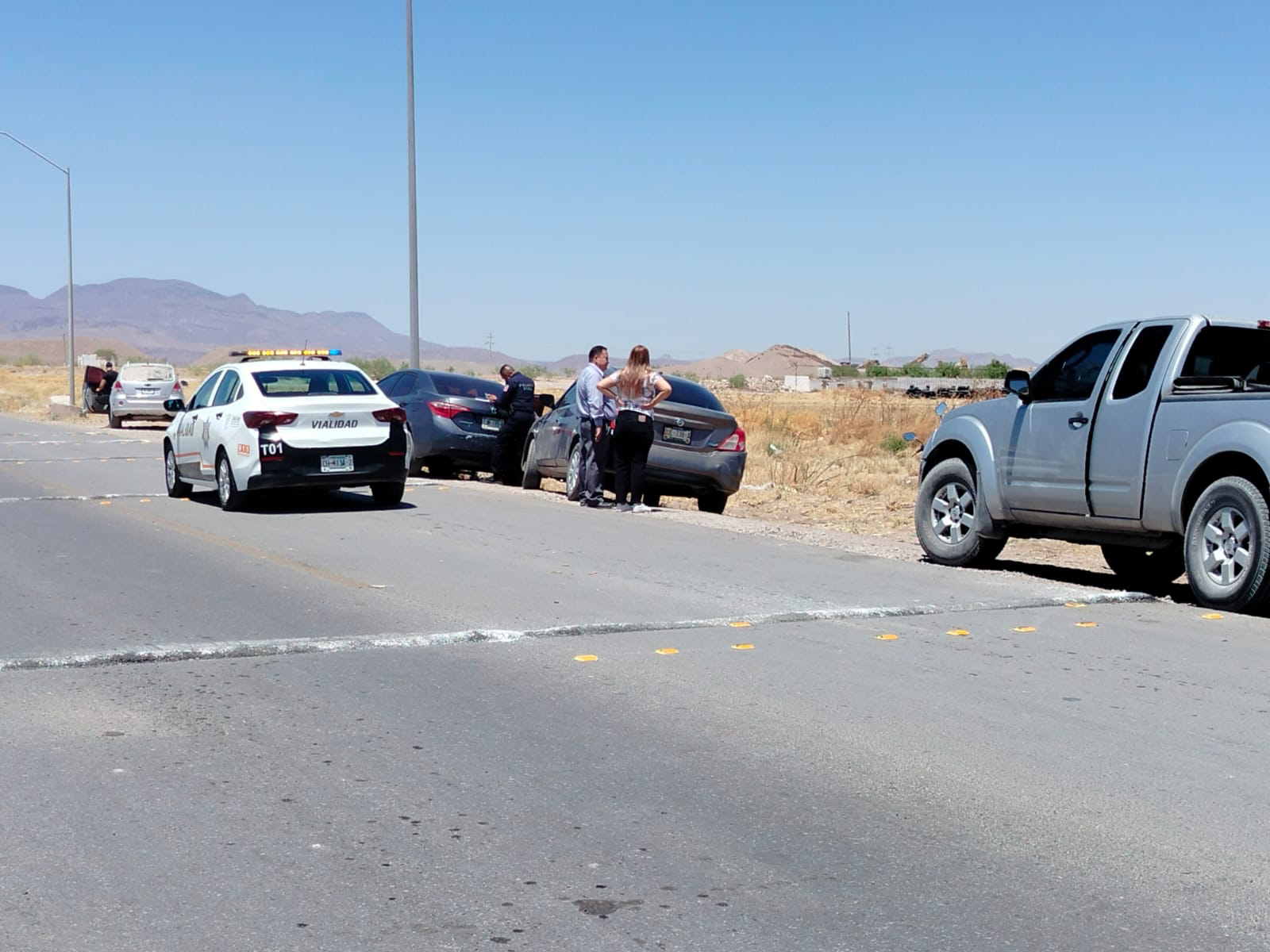 APENAS PUSIERON LOS TOPES Y YA HUBO CHOQUE EN LA CURVA DE LA REVOLUCIÓN