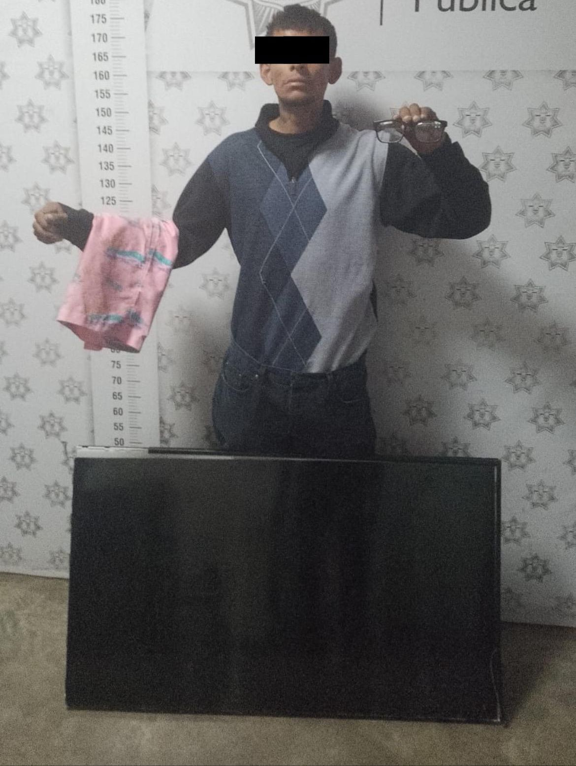 Policía de Delicias recuperó objetos robados y pone a infractor a disposición del juez