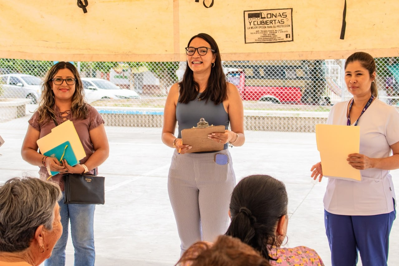 Instala Gobierno de Meoqui Comité de Salud en Las Puentes