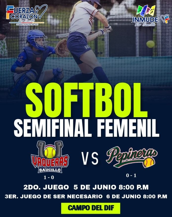 Fito Gardea invita a la ciudadanía al segundo juego de la gran semifinal de la Liga de Softbol Femenil