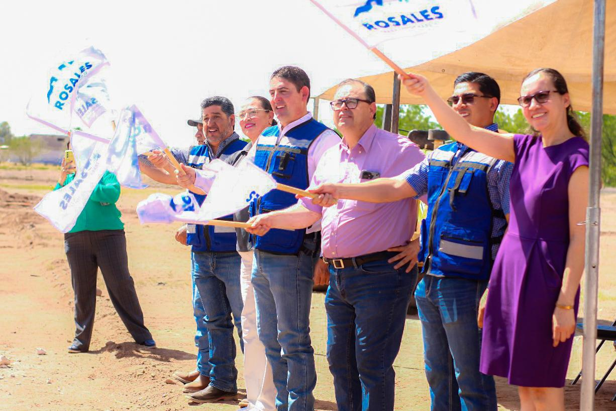 Presidente Pepe Andujo da inicio a Pepe Andujo encabeza inicio de la ampliacióndel panteón municipal; inversión 100% municipal