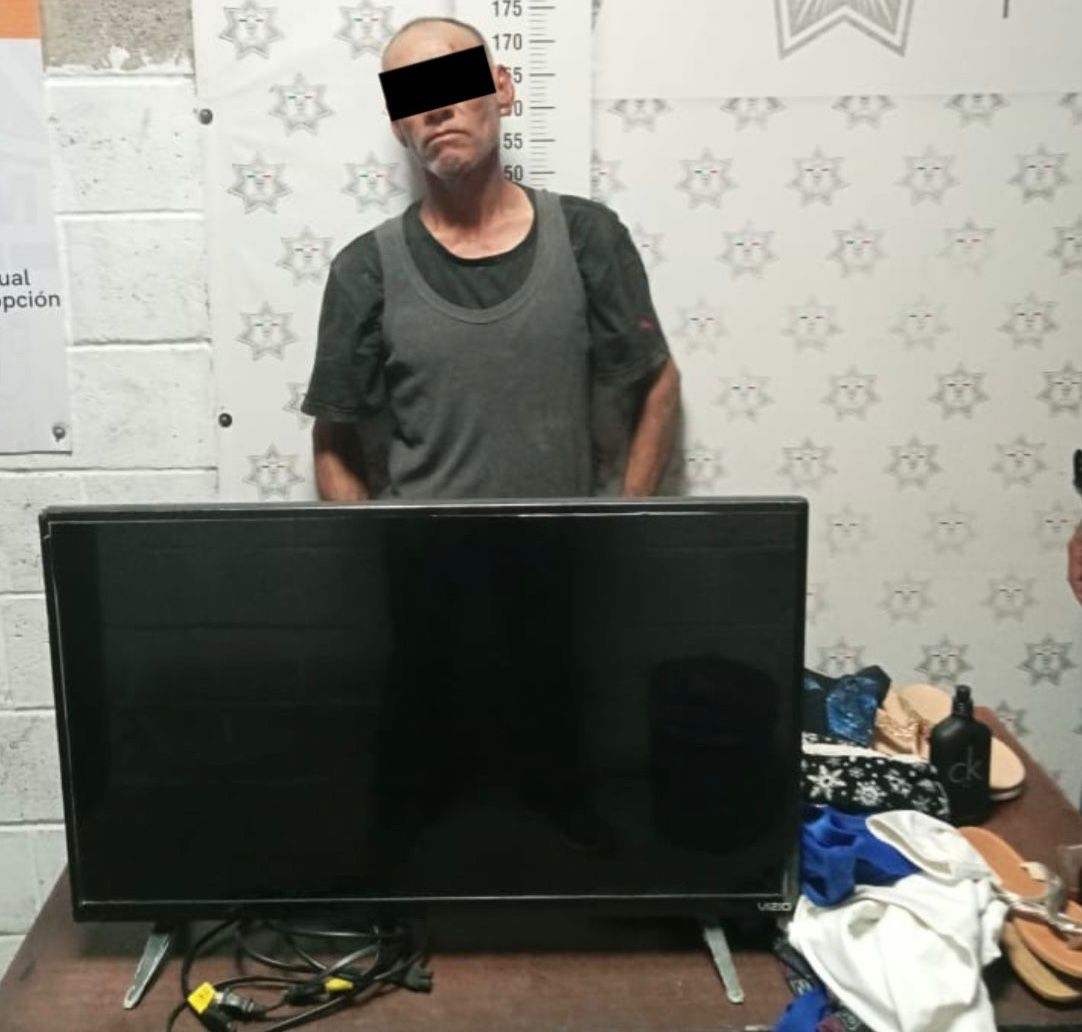 Asegura Policía de Delicias objetos robados y presenta al presunto responsable ante el juez cívico