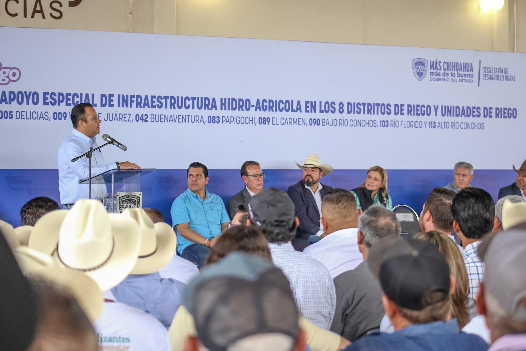 Reconoce Jesús Valenciano el compromiso de Maru Campos con el campo chihuahuense