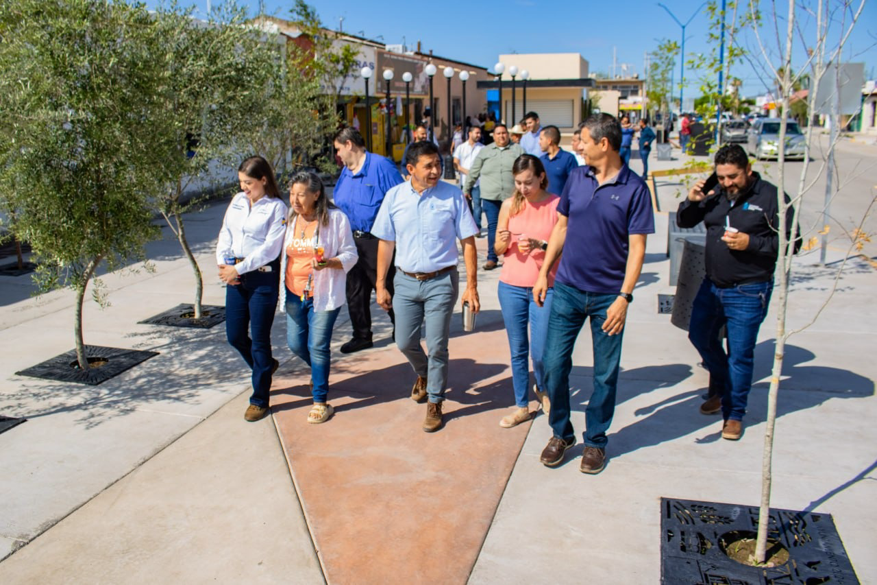 Entregan Miriam Soto, JCAS y JMAS Rehabilitación Integral del Paseo Zaragoza, primero en la región con cableado subterráneo