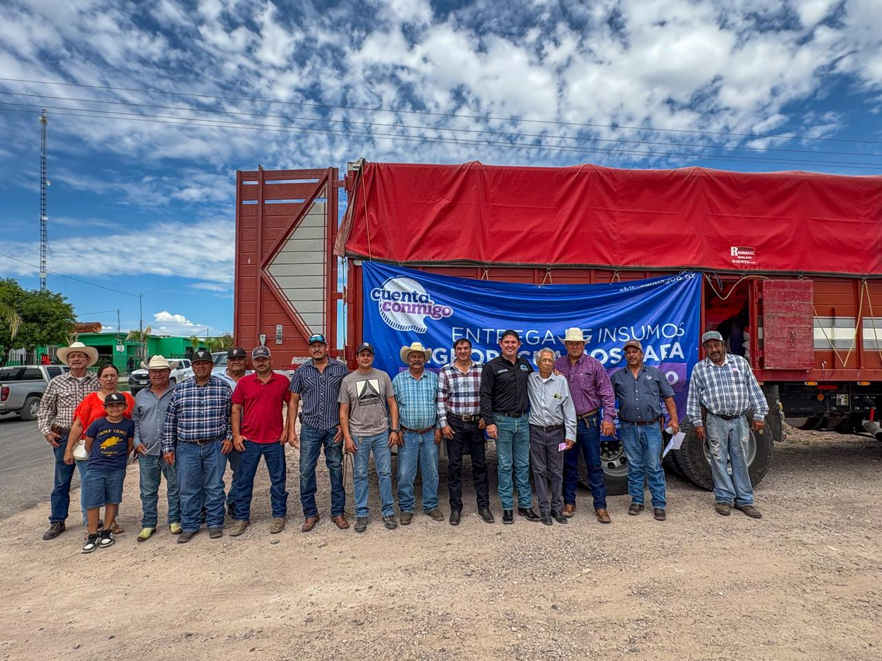 Ejido Bachimba de Rosales recibe apoyo para fortalecer el campo