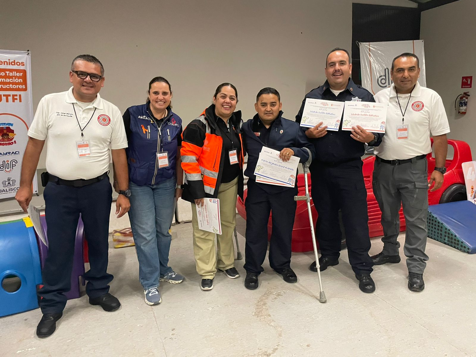 Certifican a elementos de PC de Meoqui como replicadores y formadores de instructores en cultura preventiva de incendios a nivel nacional