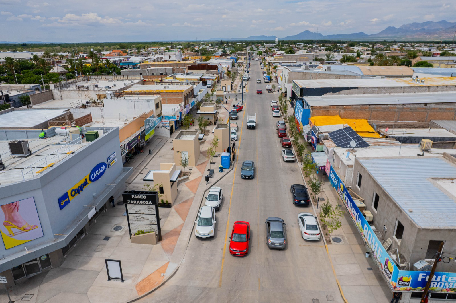 Todo listo en Meoqui para la inauguración del Paseo Zaragoza en Meoqui