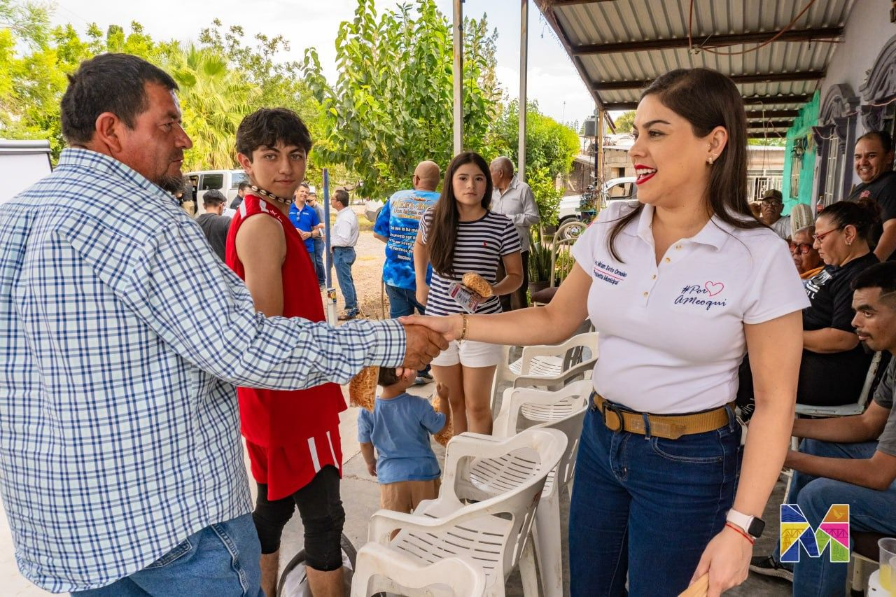 Hacen equipo Miriam Soto y familias, gestionarán agua, drenaje y electrificación para las Granjas San José en Meoqui
