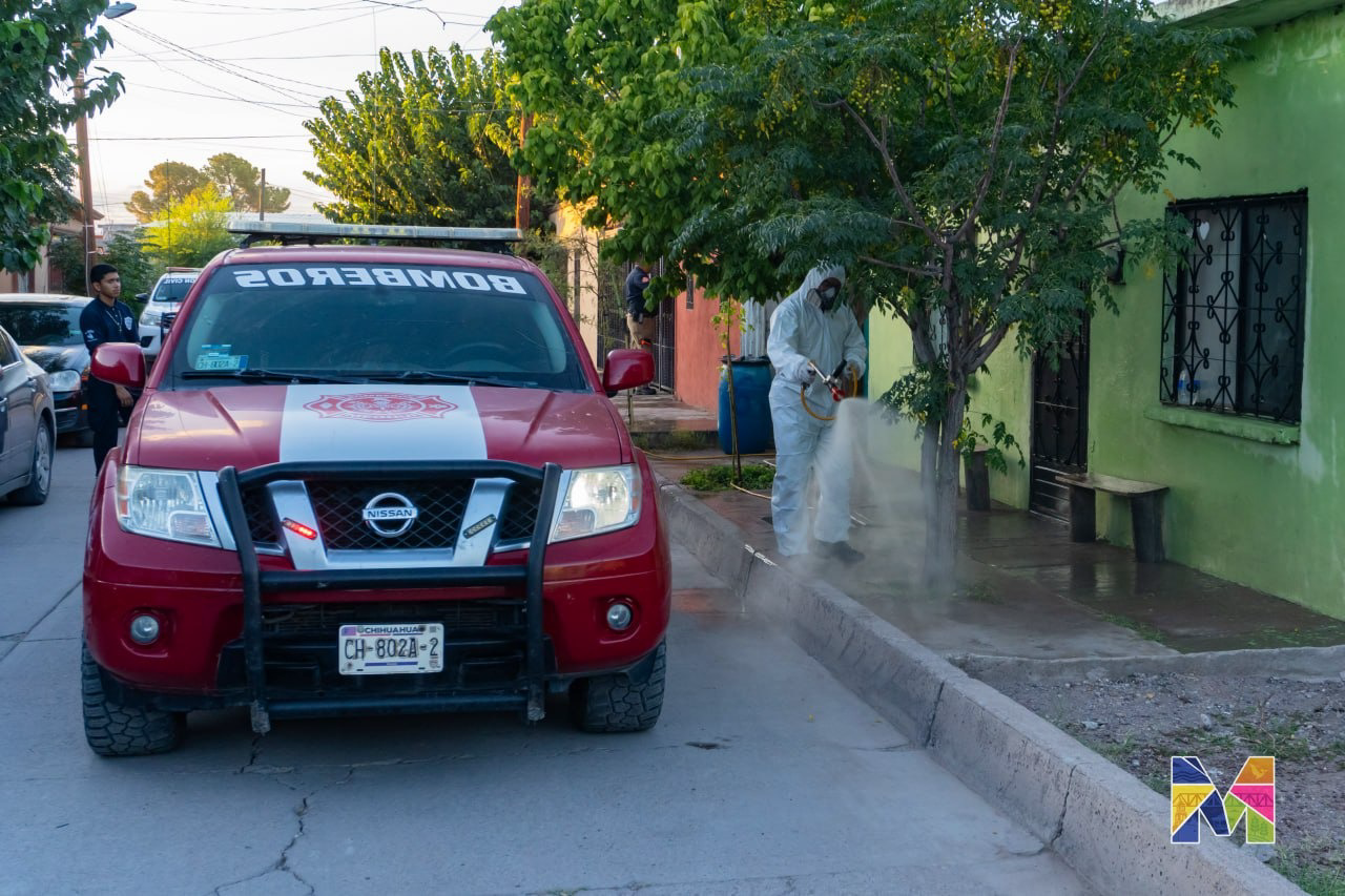 Redoblan en Meoqui acciones para prevenir enfermedades transmitidas por vectores, llevan servicios a Col. Tierra y Libertad