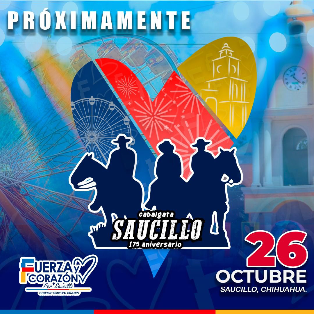 “Cabalgando de corazón 2025 ” reunirá a cientos de jinetes en el 175 aniversario de Saucillo