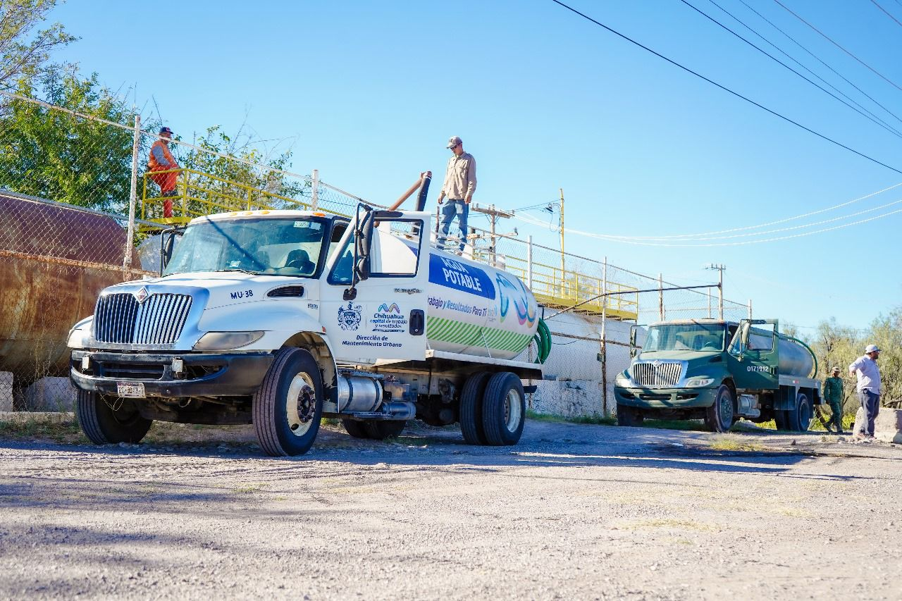 Saucillo: Ayuntamiento ha enviado pipas de agua a Naica para atender las necesidades más urgentes de la población, el martes estarán en Parritas.