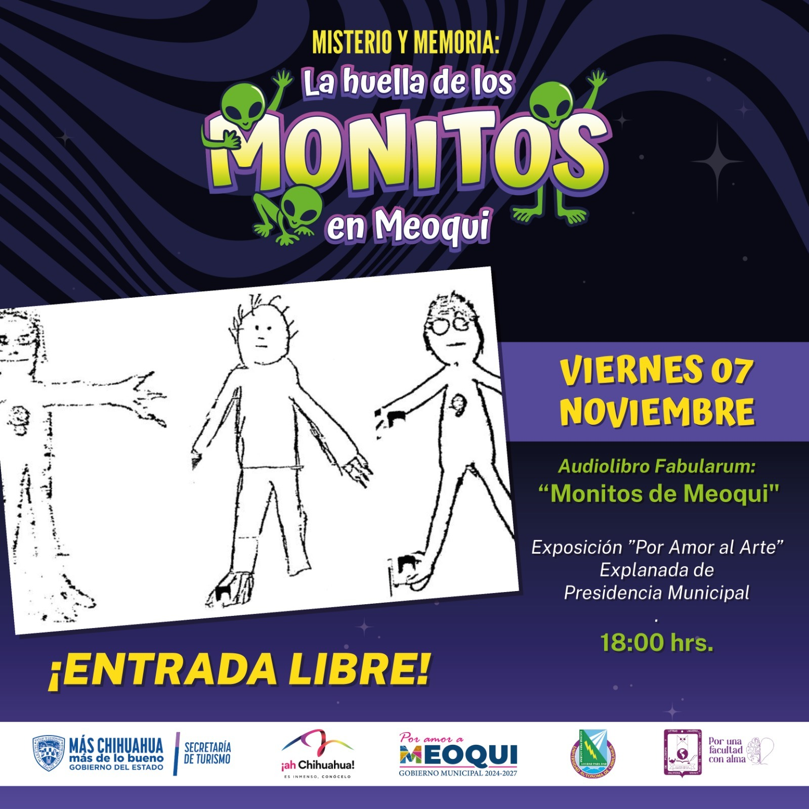 Presentarán este viernes Audiolibro dramatizado sobre la Leyenda de los Monitos en la explanada de la Presidencia de Meoqui