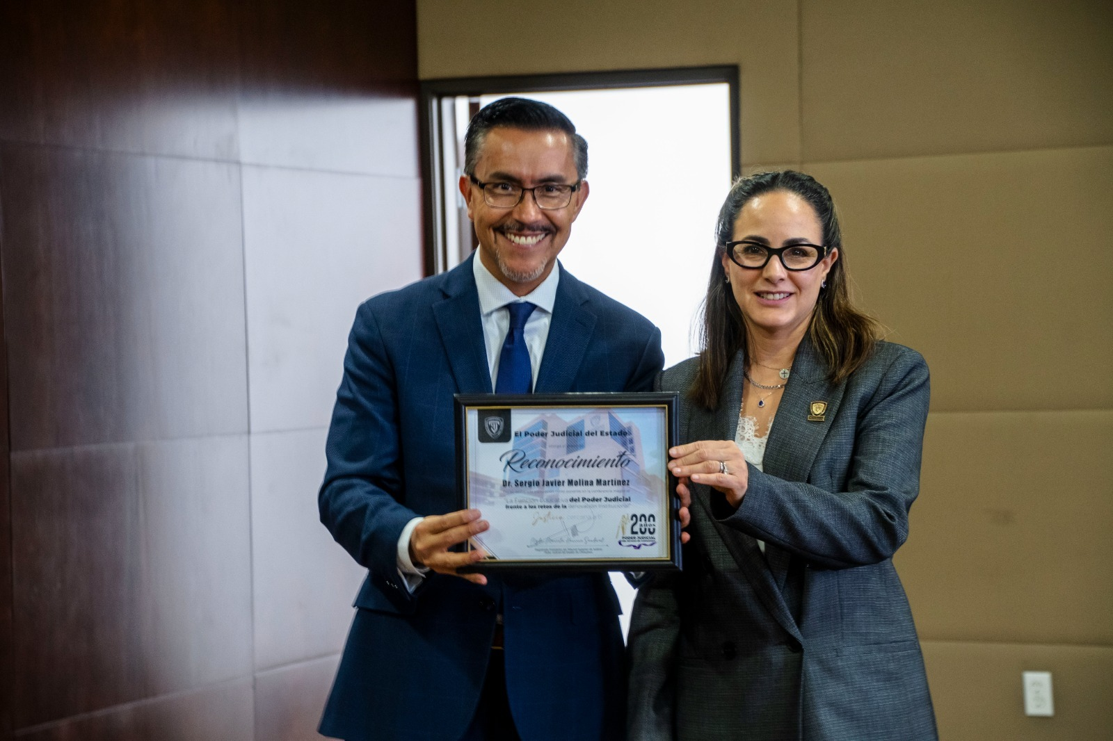 Formación judicial, clave para transformar la justicia: destaca Dr. Sergio Javier Molina Martínez en el Bicentenario del Poder Judicial