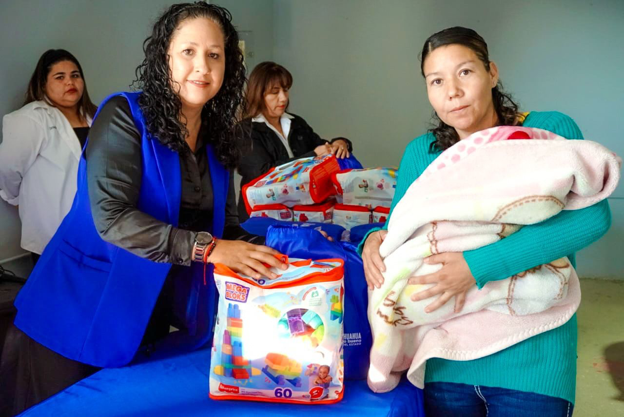 Verónica Villanueva Hernández impulsa el desarrollo infantil y respalda a mujeres gestantes en Saucillo