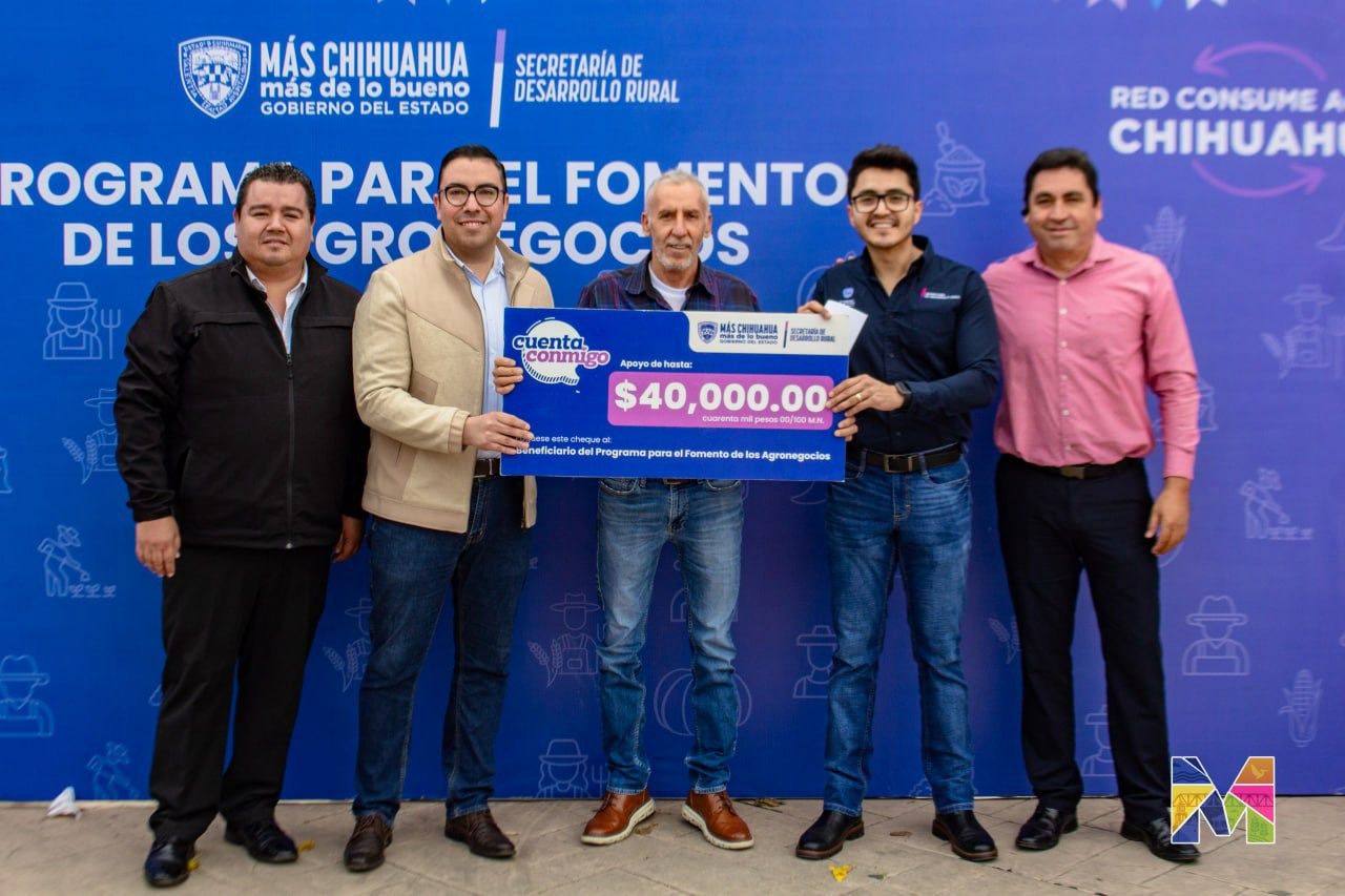 Benefician a 18 productores de valor agregado de Meoqui y la región con apoyos de hasta 50 mil pesos