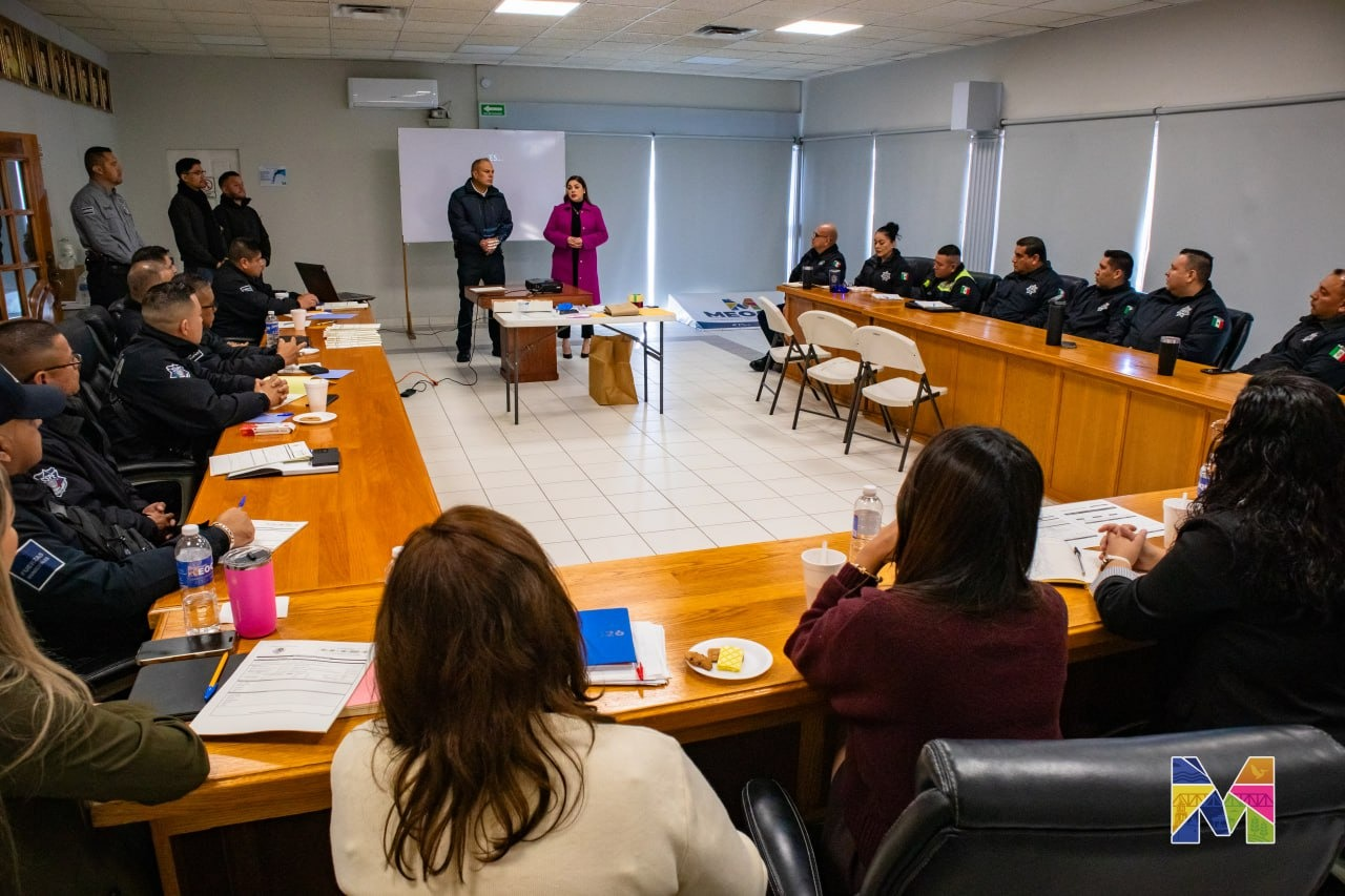 Capacita Fiscalía y Tribunal Superior de Justicia a Seguridad Pública de Meoqui