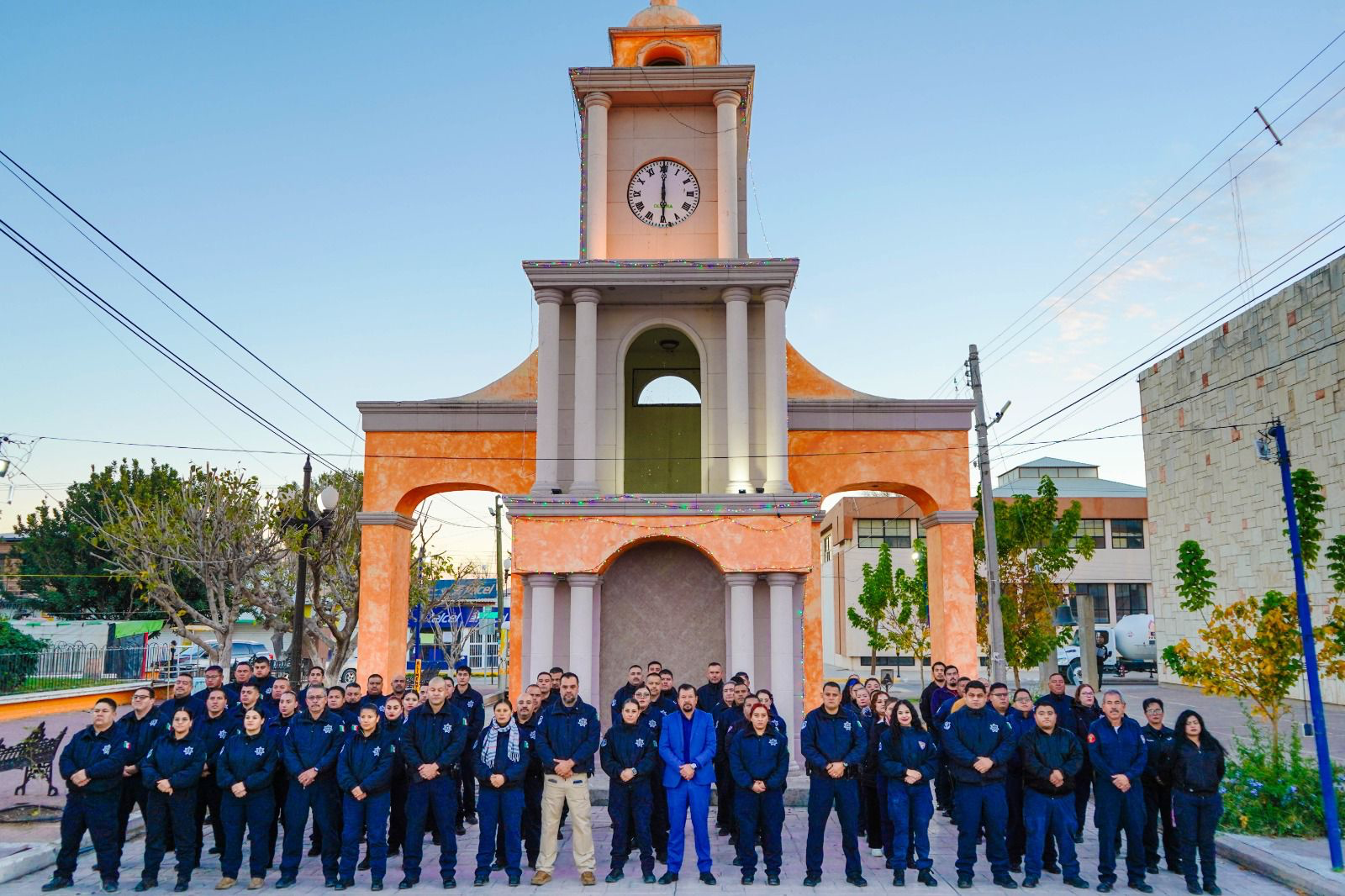 Saucillo reconoce la labor policial con jornada conmemorativa encabezada por Fito Gardea