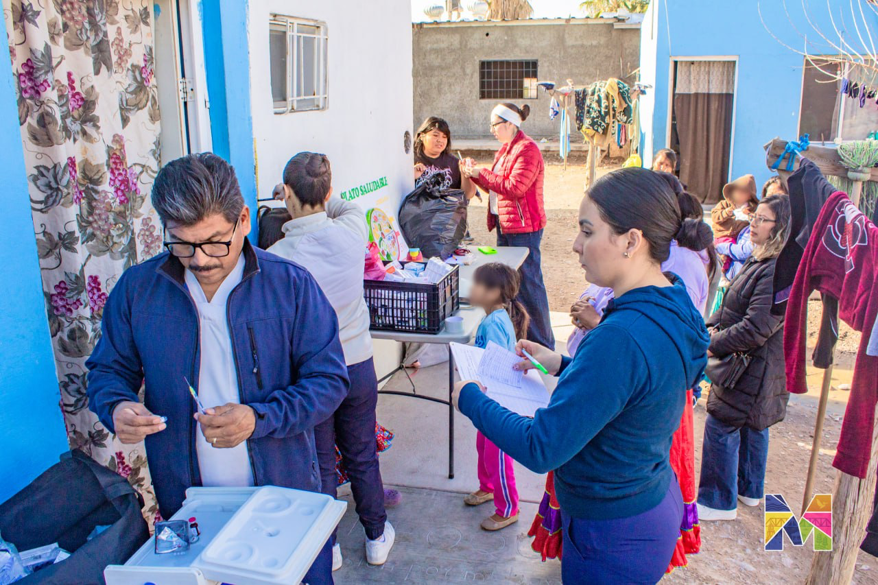 Llevan en Meoqui Feria de la Salud a comunidad rarámuri de El Molino Rinconeño