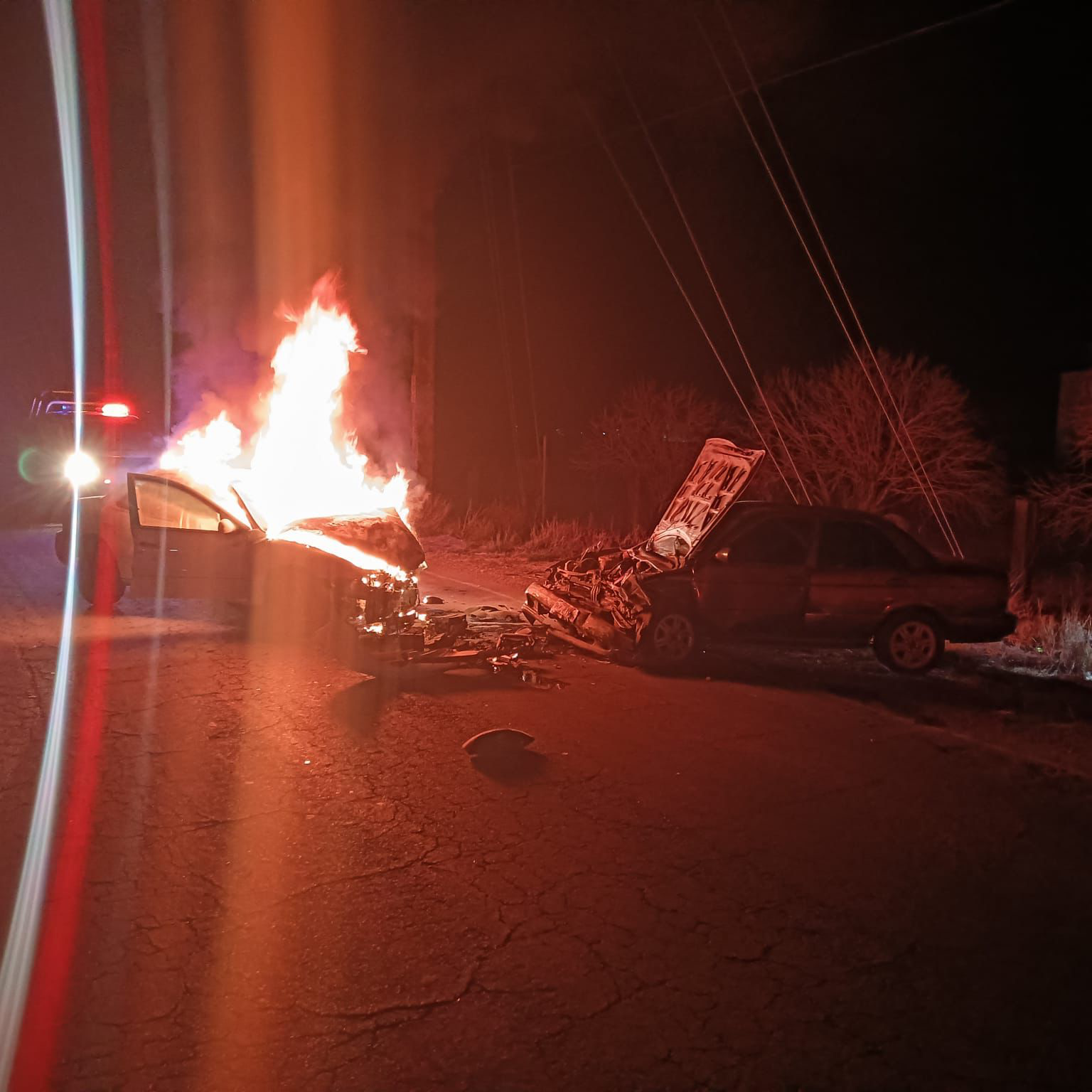 #Rosales 🚨 Se registra accidente vial en la carretera Delicias–Ortiz