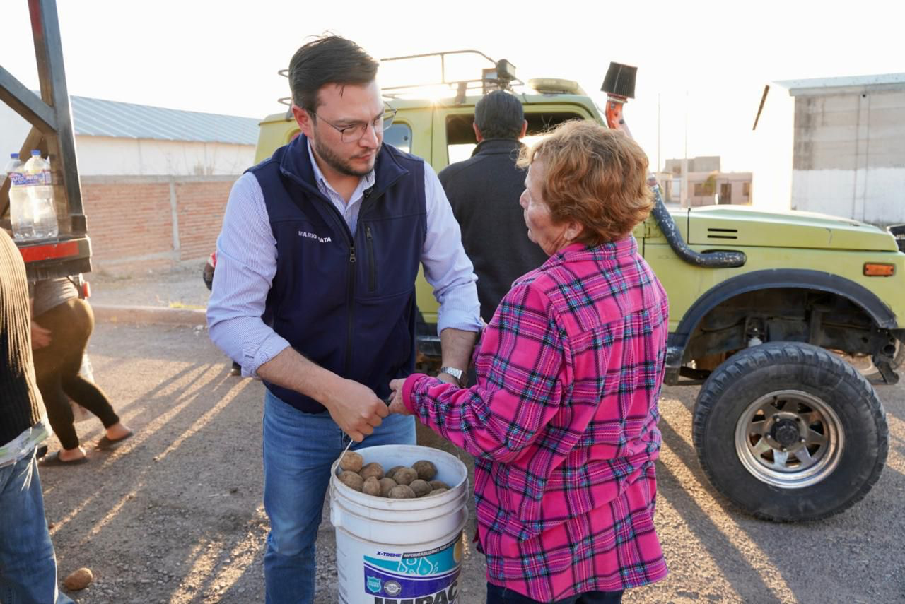 TRATAREMOS QUE EL APOYO ALIMENTARIO LLEGUE A TODAS LAS COLONIAS DE DELICIAS