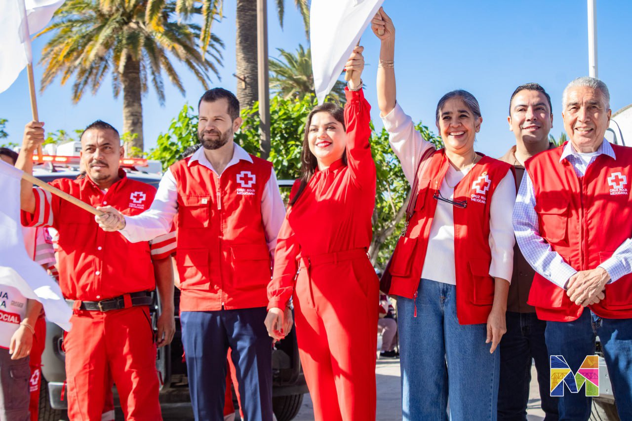 Arrancan Miriam Soto y Luis Carlos Aguilera Colecta Anual de la Cruz Roja 2026 en Meoqui